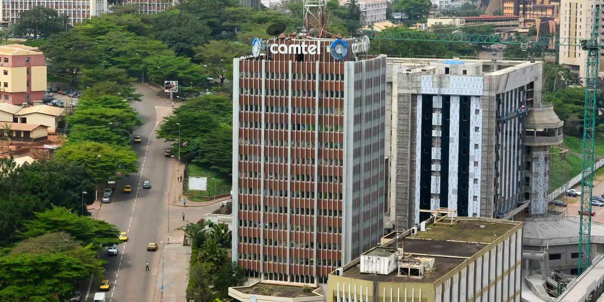 Le bâtiment de Camtel à Yaoundé