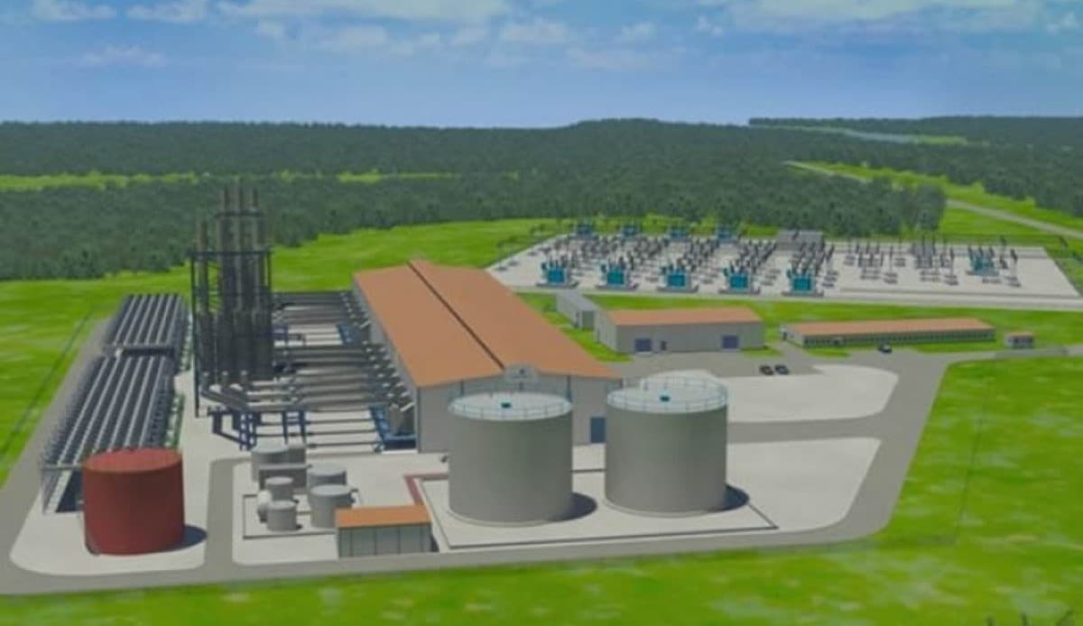 Maquette de la centrale à gaz de Limbe