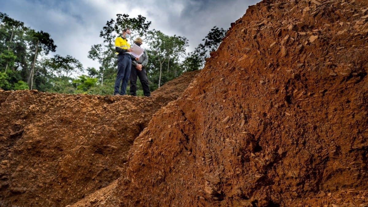 Un site de Ginmin au Gabon