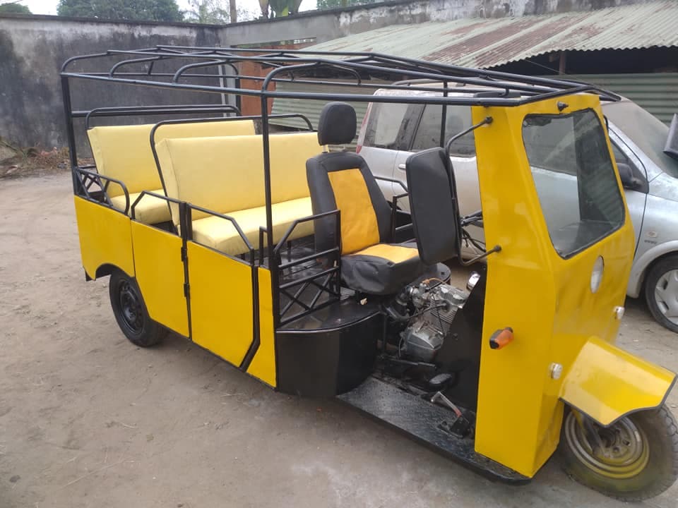 Le tricycle, fruit de l'invention de Benjamin Zebaze