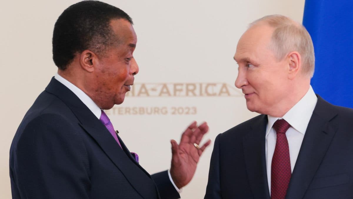 Nguesso et Poutine Bon