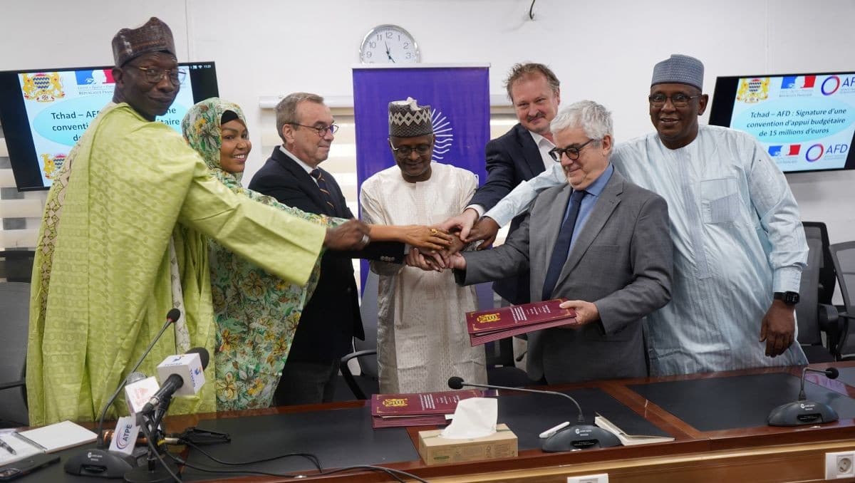 cérémonie de signature de ladite convention à N'Djamena
