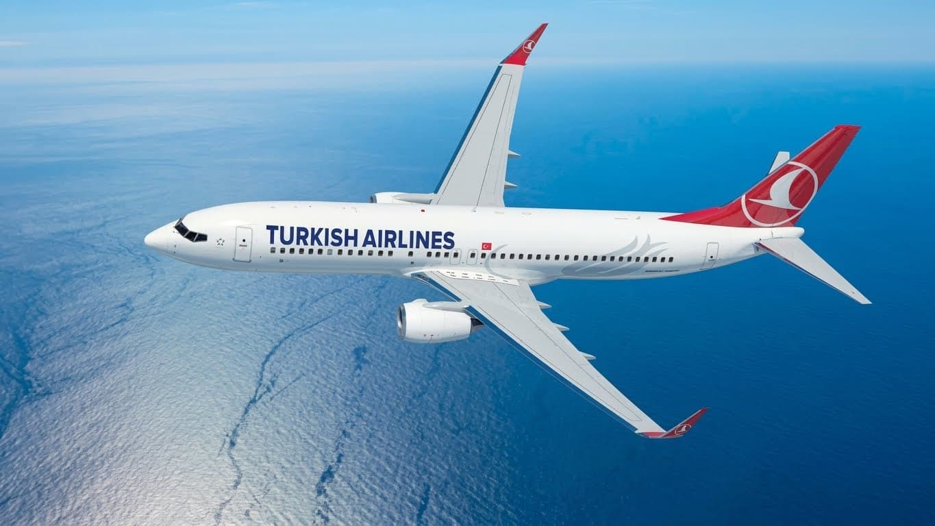 Turkish Airlines en plein vol