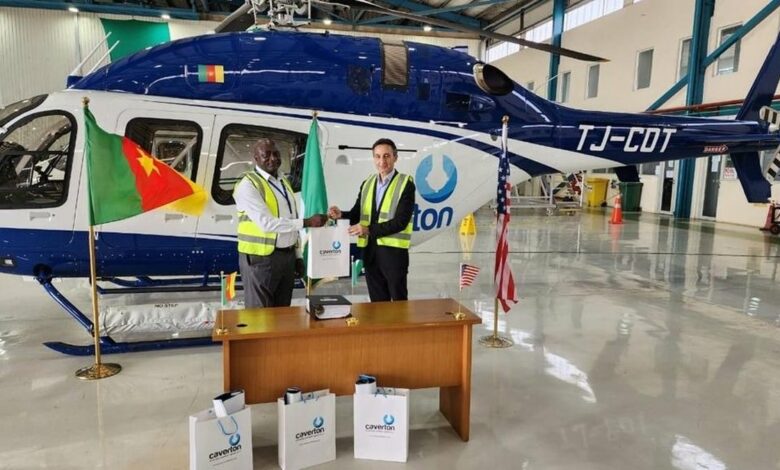 Conclusion de l’achat de l’hélicoptère Bell 429 entre Bell Helicopters et Caverton Aviation Cameroon