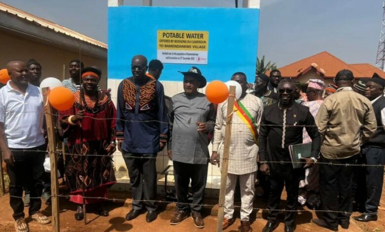 Inauguration du forage de Bamendankwe