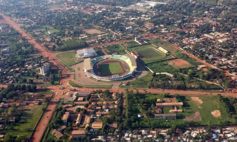 Une vue de Bangui